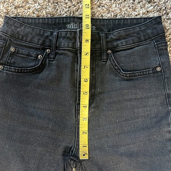 If these jeans could talk… Distressed Grey Black Jeans - Picture 9 of 9